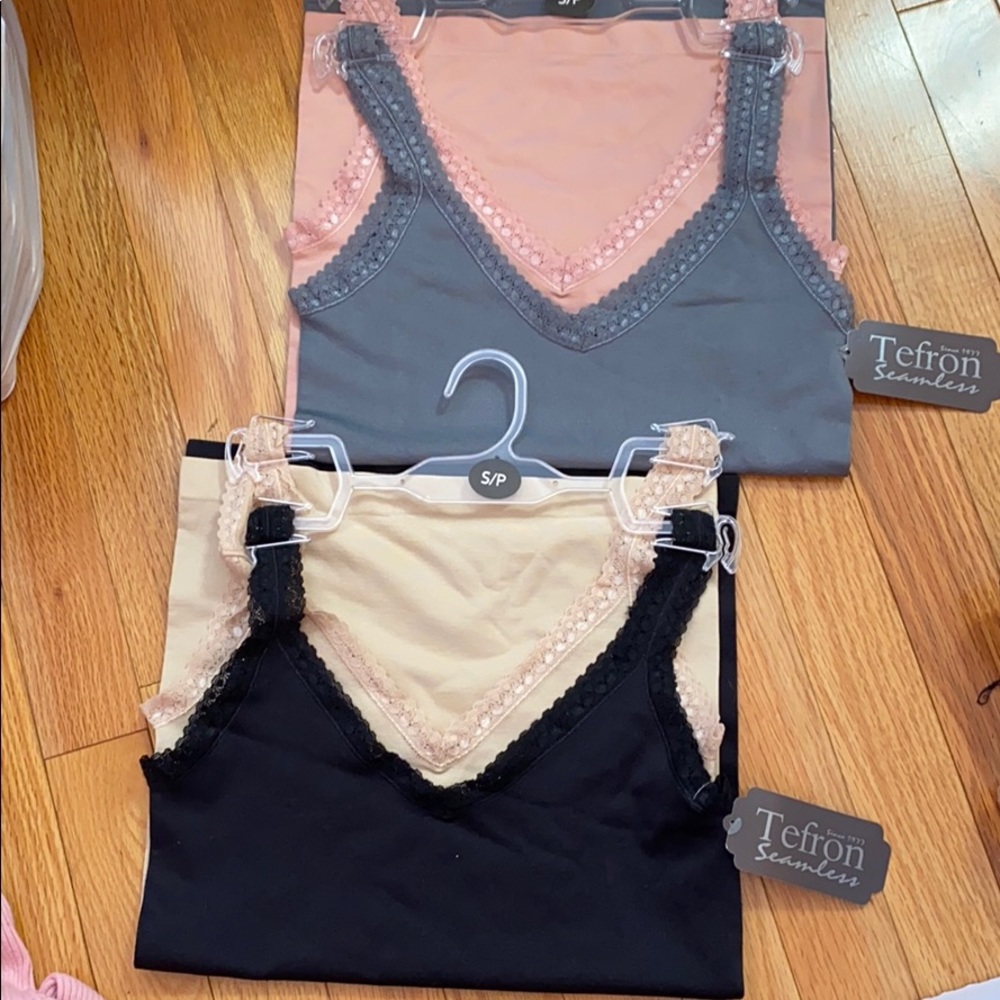 Lace trim camisole sets size SMALL